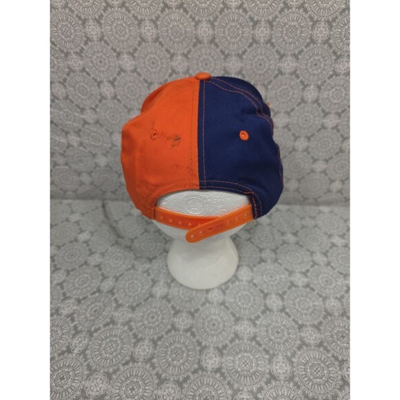 Vintage Chicago Bears Looney Tunes Taz Bug Baseball Cap Hat Orange Blue YOUTH - Picture 5 of 10